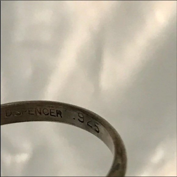 D. SPENCER STATEMENT RING STERLING SILVER RING - Picture 4 of 4